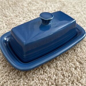 Blue Fiestawear Butter Dish